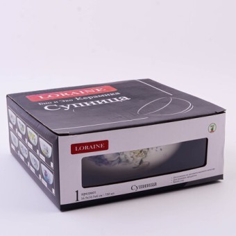 Супница 750мл Букет фантазий доломит LR (60208)