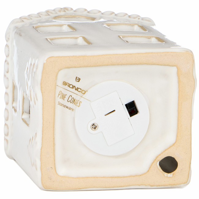 Фигурка "домик" с led-подсветкой коллекция "pine cones", 8,3*7,5*12,5 см Bronco (230-521)