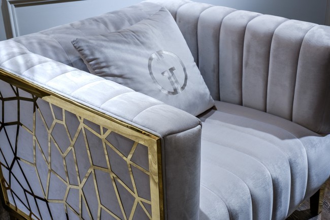 Кресло Базель (Basel), велюр серый 98*87*79см (TT-00007919) Кресло Базель (Basel), велюр серый 98*87*79см (TT-00007919)