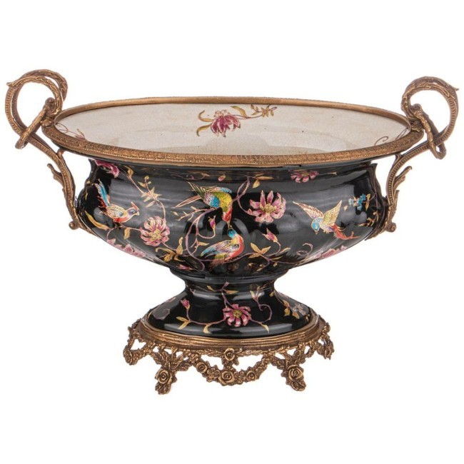 Ваза для фруктов с ручками 33*17 см высота=20 см Lefard (469-337)