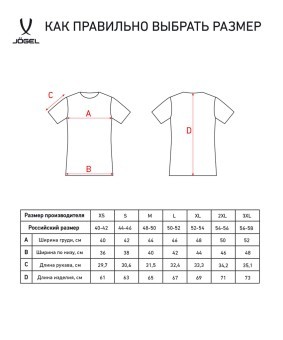 Футболка компрессионная с коротким рукавом JOGEL CAMP PerFormDRY Top SS, красный (2125190)