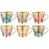 Чайный набор на 6 персон  245мл "veneziano golors" ART DECOR (326-075)