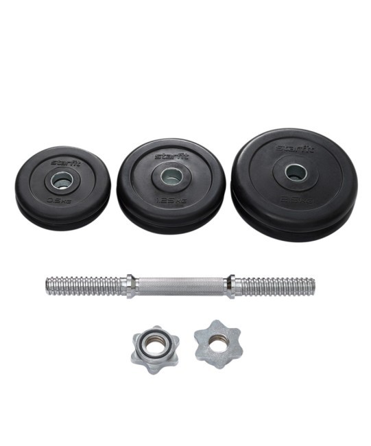 Гантель разборная обрезиненная в коробке STARFIT DB-716, 10 кг (2107580)