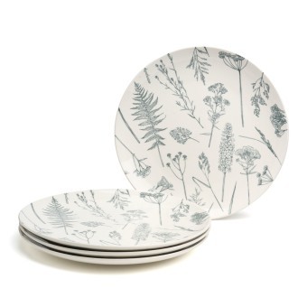 Набор тарелок обеденных bronco "grasses" 4 шт. диаметр=27 см Bronco (191-342-1)