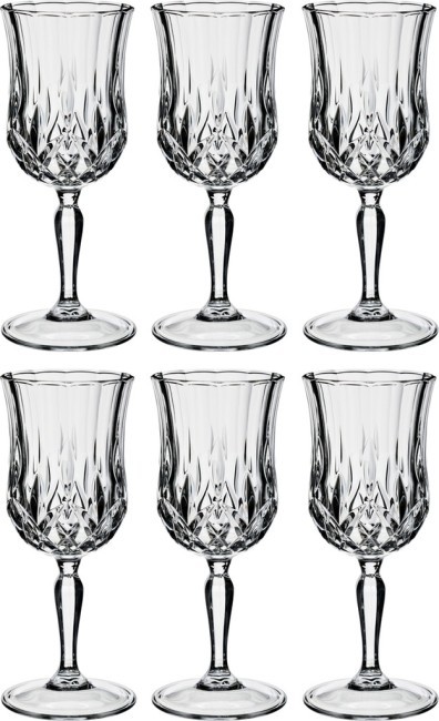 Набор бокалов для вина из 6 шт. "опера" 160 мл. высота=17 см. RCR (305-082)