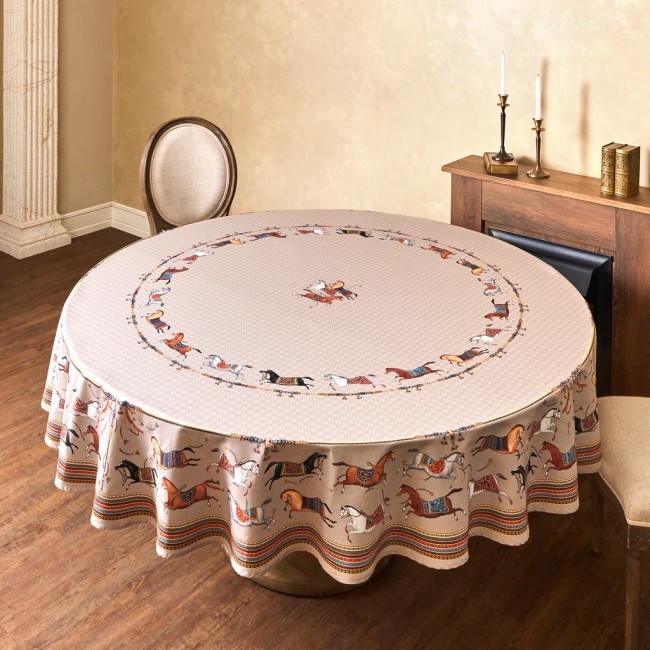 Скатерть круглая "passage" 220см ,капучино,100%хлопок,твил,пропитка Lefard (850-760-26) Скатерть круглая "passage" 220см ,капучино,100%хлопок,твил,пропитка Lefard (850-760-26)