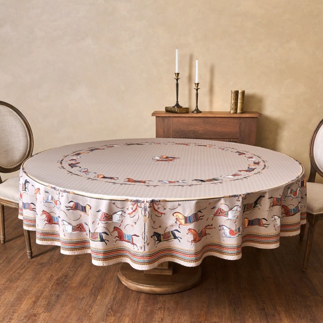 Скатерть круглая "passage" 220см ,капучино,100%хлопок,твил,пропитка Lefard (850-760-26) Скатерть круглая "passage" 220см ,капучино,100%хлопок,твил,пропитка Lefard (850-760-26)