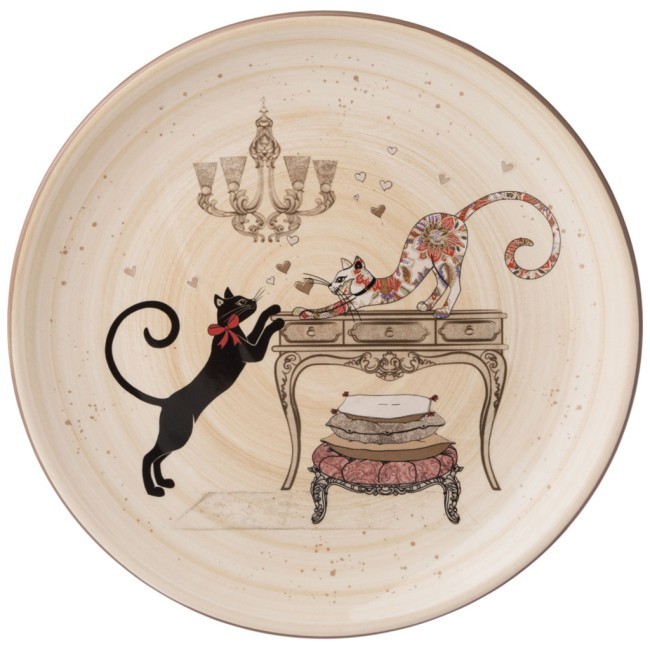 Тортовница agness "парижские коты" 22*11 см Agness (358-1751) Тортовница agness "парижские коты" 22*11 см Agness (358-1751)