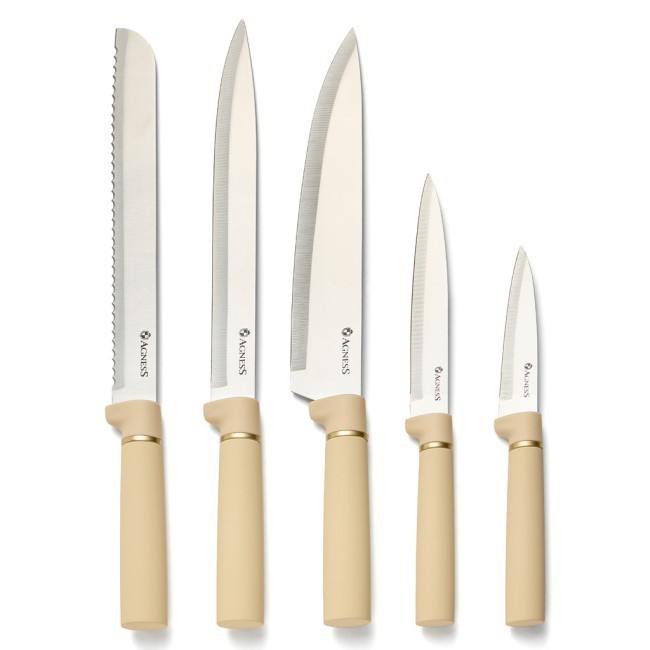 Набор agness из 11пр: 5 ножей,подставка,половник,ложка,лопатка,шумовка,ложка для спагетти Agness (671-220) Набор agness из 11пр: 5 ножей,подставка,половник,ложка,лопатка,шумовка,ложка для спагетти Agness (671-220)