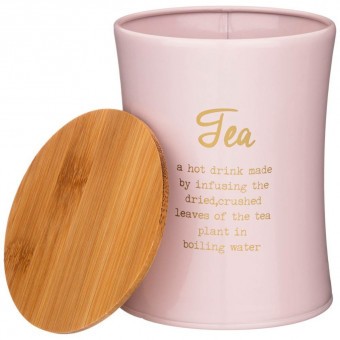 Емкость для сыпучих продуктов agness  "тюдор" "чай" 1,1 л диаметр=11 см высота=14 см Agness (790-250)