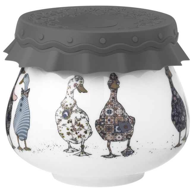 Банка lefard "family farm" с силиконовой крышкой 9*9*7,5 cm 300 мл Lefard (359-915)