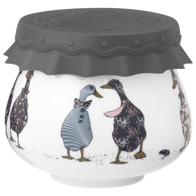 Банка lefard "family farm" с силиконовой крышкой 9*9*7,5 cm 300 мл Lefard (359-915)