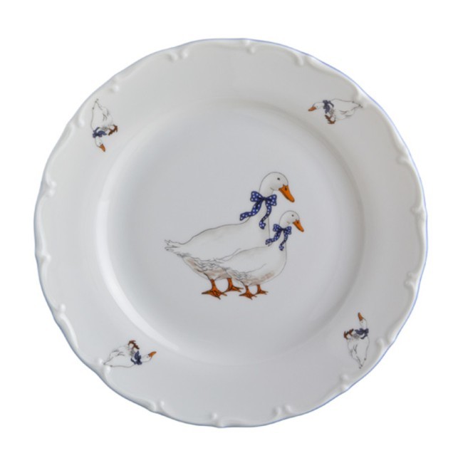 Набор тарелок из 6 шт. "гуси" диаметр=21 см. M.Z. (655-039)