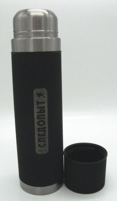Термос СЛЕДОПЫТ с двойной крышкой, 0,75 л (PF-TM-05) (D-54194) 