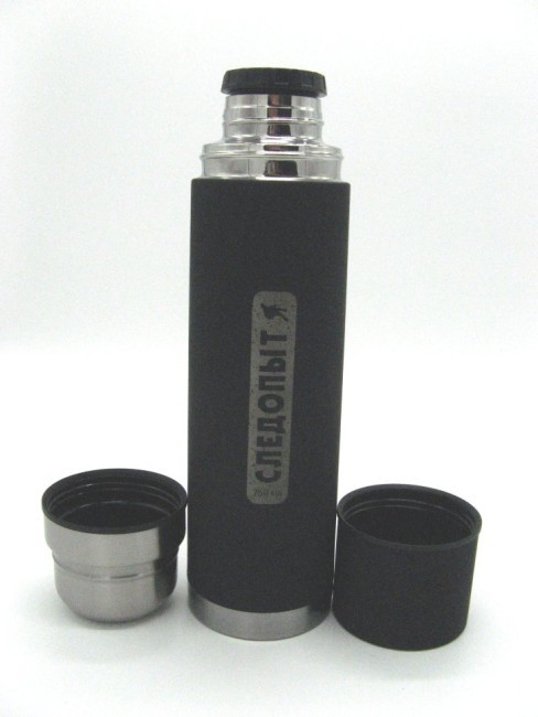 Термос СЛЕДОПЫТ с двойной крышкой, 0,75 л (PF-TM-05) (D-54194) 