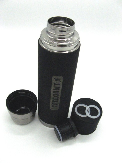 Термос СЛЕДОПЫТ с двойной крышкой, 0,75 л (PF-TM-05) (D-54194) 