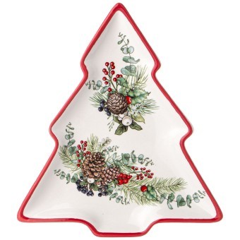 Тарелка в форме елки agness "celebration" 23*20,2*2,2 см Agness (358-2263) Тарелка в форме елки agness "celebration" 23*20,2*2,2 см Agness (358-2263)