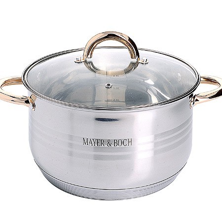 Кастрюля 6,5л ст/кр 7-ми слойное дно МВ (24038)