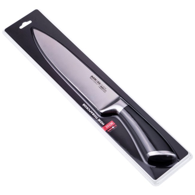 Нож поварской agness длина=20 см Agness (911-011)