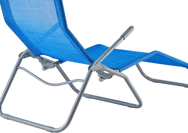 Шезлонг GoGarden Comfy 50317 синий меланж (71743) Шезлонг GoGarden Comfy 50317 синий меланж (71743)