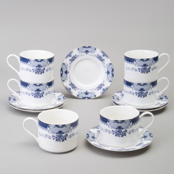 Чайный набор lefard "rendezvous" на 6 пер. 12 пр. 350 мл Lefard (165-581)