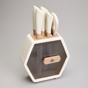 Набор ножей agness  на пластиковой подставке, 7 предметов Agness (911-779)