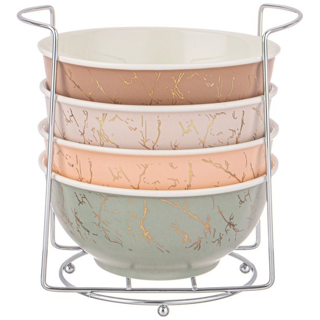 Набор салатников lefard на мет. стойке. 14*6.5 см, 4шт, 550мл Lefard (756-341) Набор салатников lefard на мет. стойке. 14*6.5 см, 4шт, 550мл Lefard (756-341)