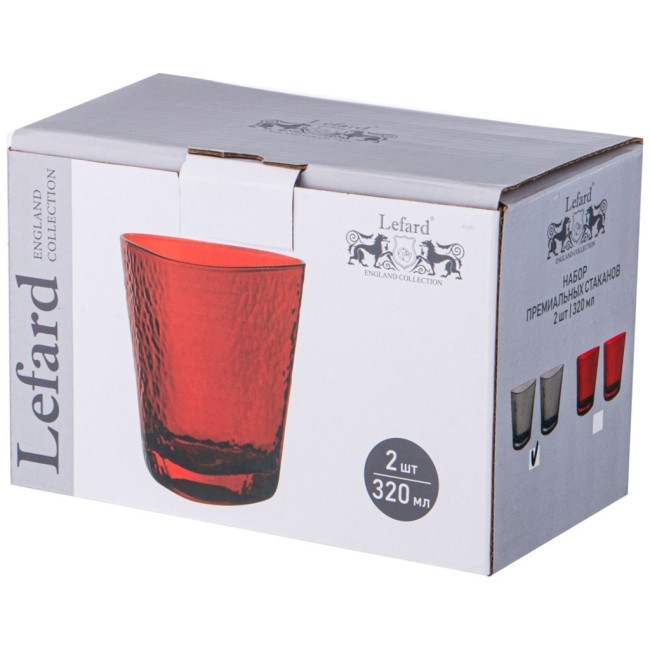 Набор стаканов для воды/виски из 2-х штук "rocky grey" 320мл Lefard (887-417) Набор стаканов для воды/виски из 2-х штук "rocky grey" 320мл Lefard (887-417)