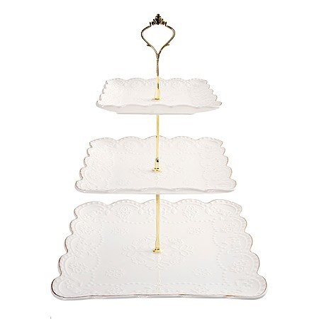 Конфетница 3х ярус ЭЛИС 15-20-26см LR (26514) Конфетница 3х ярус ЭЛИС 15-20-26см LR (26514)