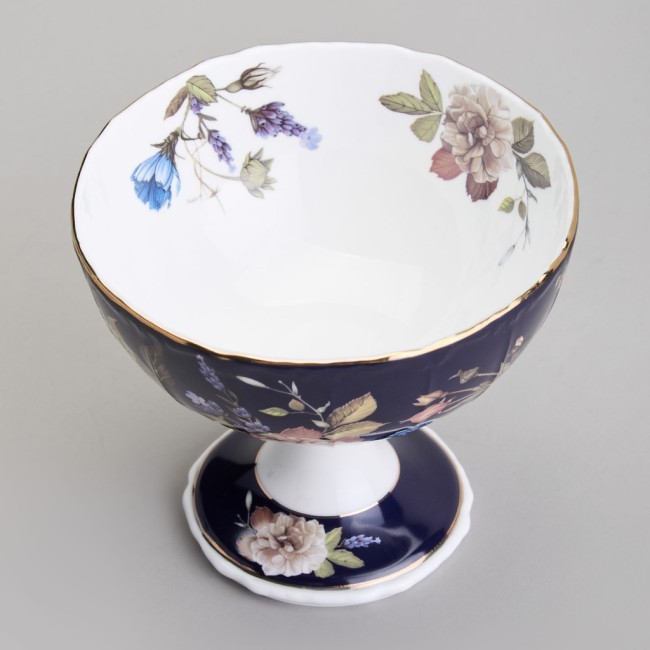 Ваза на ножке lefard "кобальт" 13*11 см Lefard (86-2491-1)