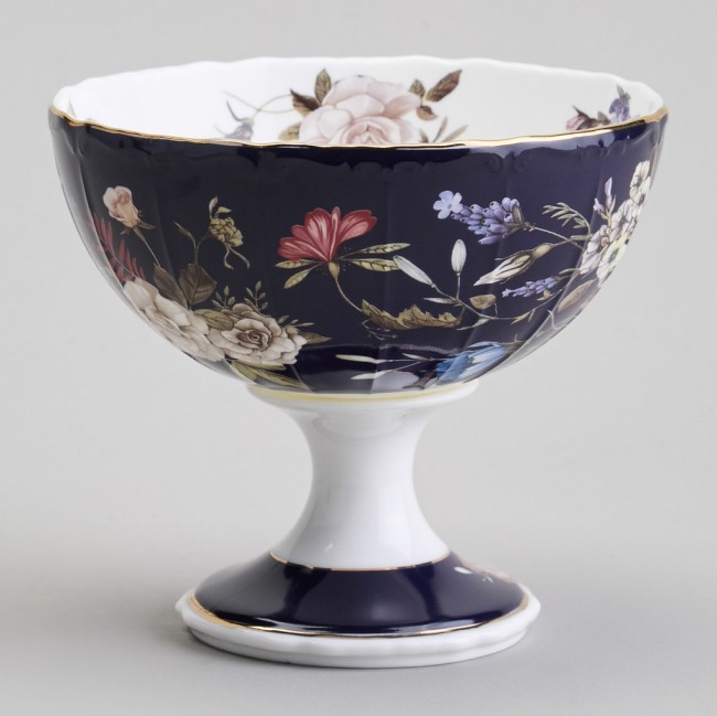 Ваза на ножке lefard "кобальт" 13*11 см Lefard (86-2491-1)