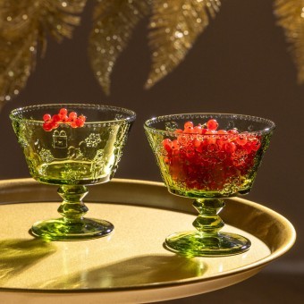 Набор креманок "щелкунчик" green, 2 шт/280 мл Lefard (355-416)