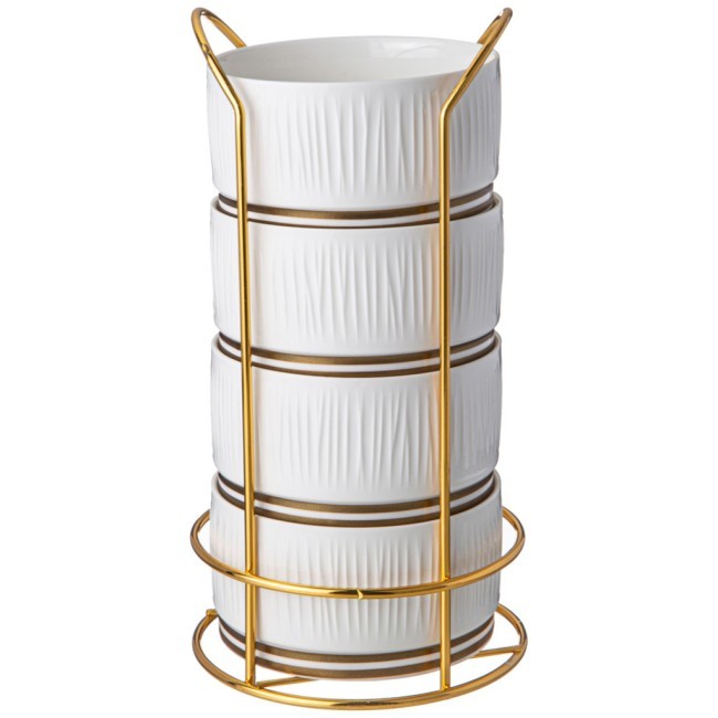 Набор салатников lefard "herbal" на металл. подставке 4 шт. 11,5*6 см 450 мл Lefard (42-500) Набор салатников lefard "herbal" на металл. подставке 4 шт. 11,5*6 см 450 мл Lefard (42-500)