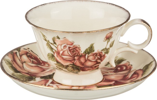 Чайный сервиз на 6 персон 15 пр. "корейская роза" 950/350/220/250 мл. в картонном чемодане (кор=3на Lefard (215-001) Чайный сервиз на 6 персон 15 пр. "корейская роза" 950/350/220/250 мл. в картонном чемодане (кор=3на Lefard (215-001)