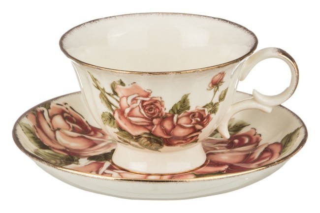 Чайный сервиз на 6 персон 15 пр. "корейская роза" 950/350/220/250 мл. в картонном чемодане (кор=3на Lefard (215-001) Чайный сервиз на 6 персон 15 пр. "корейская роза" 950/350/220/250 мл. в картонном чемодане (кор=3на Lefard (215-001)