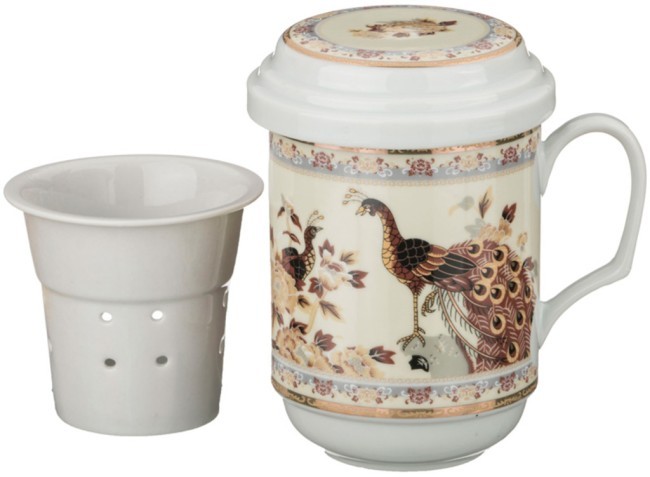 Заварочная кружка lefard "павлин" 350 мл Lefard (69-2338) Заварочная кружка lefard "павлин" 350 мл Lefard (69-2338)