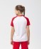 Футболка игровая JÖGEL CAMP Reglan Jersey, белый/красный, детский (702192)