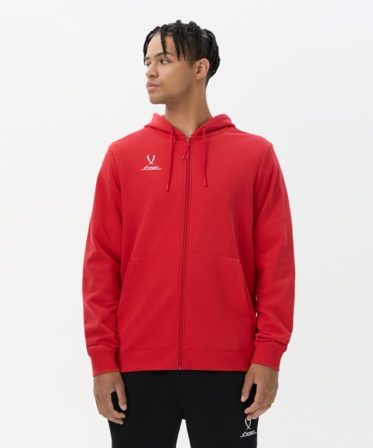 Худи на молнии JOGEL ESSENTIAL Cotton FZ Hoodie, красный (2121934)