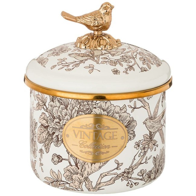 Банка для сыпучих продуктов agness, серия royal garden 12 х 9см / 1,0л Agness (950-098)