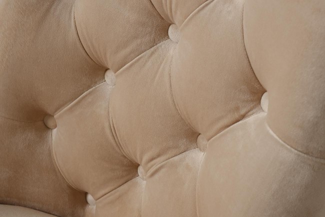 Стул велюр бежевый/матовое золото 65*61*93см (TT-00003612) Стул велюр бежевый/матовое золото 65*61*93см (TT-00003612)