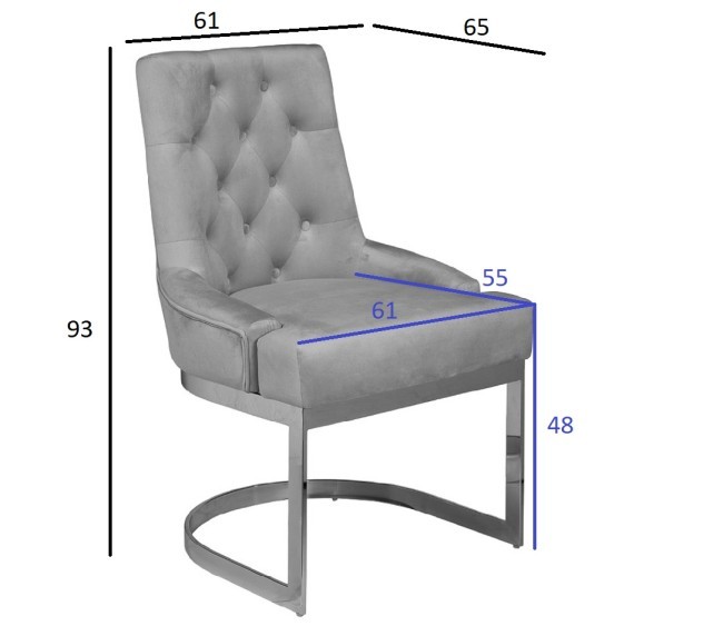 Стул велюр бежевый/матовое золото 65*61*93см (TT-00003612) Стул велюр бежевый/матовое золото 65*61*93см (TT-00003612)