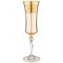 Набор бокалов для шампанского из 6 штук 190мл "grace veneziano golors" ART DECOR (326-077)