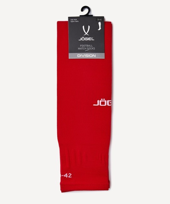Гольфы футбольные JÖGEL MATCH FOOTLESS SOCKS, красный (2111827)