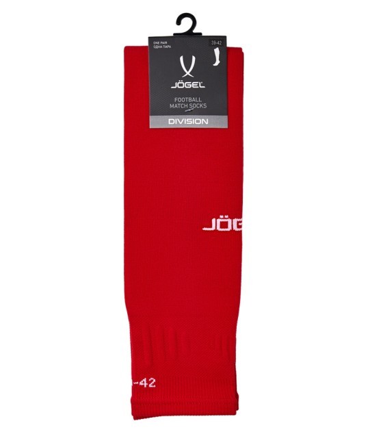 Гольфы футбольные JÖGEL MATCH FOOTLESS SOCKS, красный (2111827)