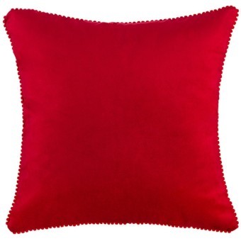 Подушка декоративная "фьюжен",40х40см,красный,100%пэ SANTALINO (850-827-57)