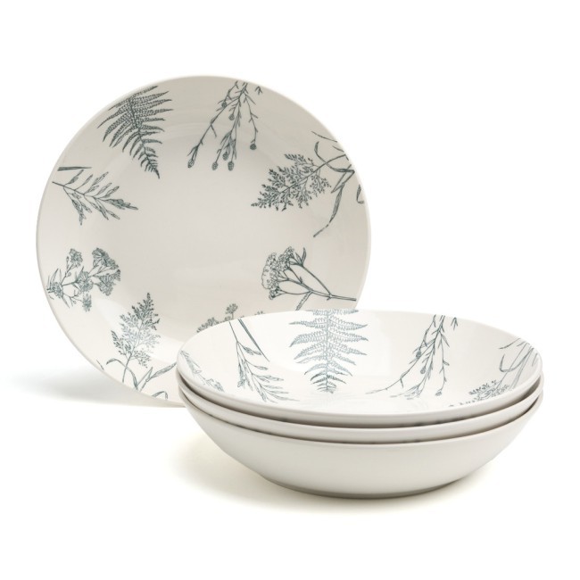 Набор салатников bronco "grasses" 4 шт. диаметр=20 см Bronco (191-343-1)