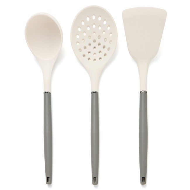 Набор agness из 11пр: 5 ножей,половник,лопатка,шумовка,подставка,ножеточка,ножницы, цвет:белый/серый Agness (671-225) Набор agness из 11пр: 5 ножей,половник,лопатка,шумовка,подставка,ножеточка,ножницы, цвет:белый/серый Agness (671-225)