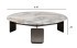 Стол журнальный, мрамор Arabescato Corchia d90*28см (TT-00013055)