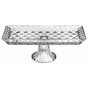 Блюдо на ножке прямоугольное 33х16х12 см Lefard (675-136)