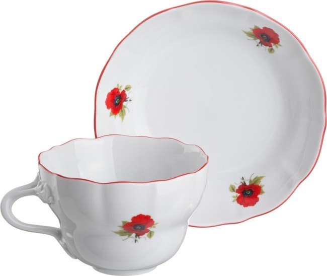 Чайный набор на 1 персону 2 пр. "маки" 450 мл. высота=8 см. DUBI (606-576) Чайный набор на 1 персону 2 пр. "маки" 450 мл. высота=8 см. DUBI (606-576)